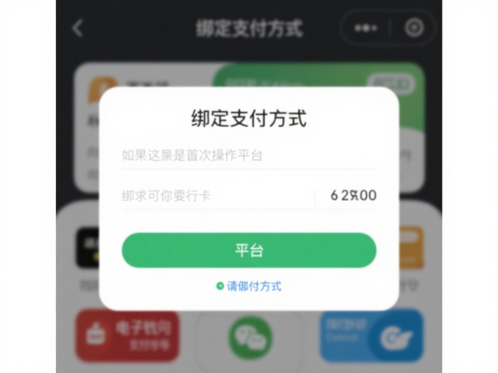 绑定支付方式：如果这是首次操作，平台可能会要求你绑